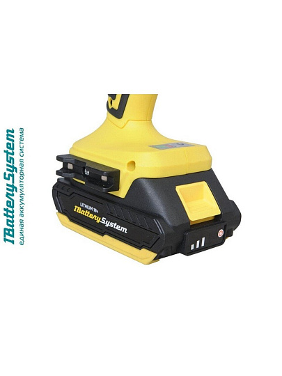 Дрель-шуруповерт аккумуляторный, Hanskonner, HCD1855R, 18 В, 1BatterySystem, 13 мм, 55Нм, 2х2.0Ач, кейс