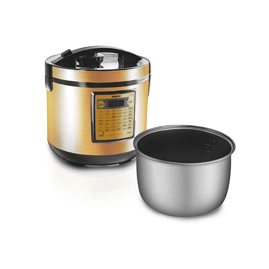 Мультиварка Centek, CT-1495, 42 программы, 5 л, 900 Вт, тефлоновое покрытие чаши, антипригарное покрытие, черная