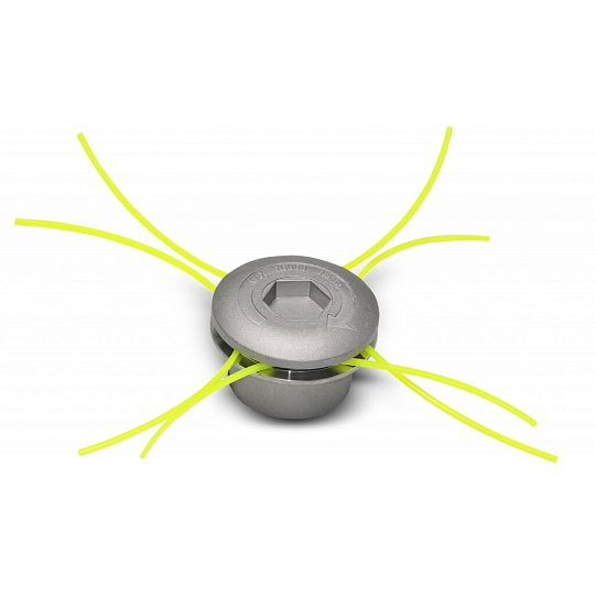 Катушка для триммера ручная, Хопер, 8 линий для лески, под гайку универс, металическая, цилиндр, пакет