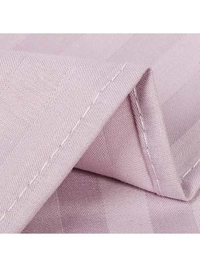 Простыня евро, 220 х 240 см, 100% хлопок, страйп-сатин, 140 г/м2, сирень, Monocolor, рис.4308