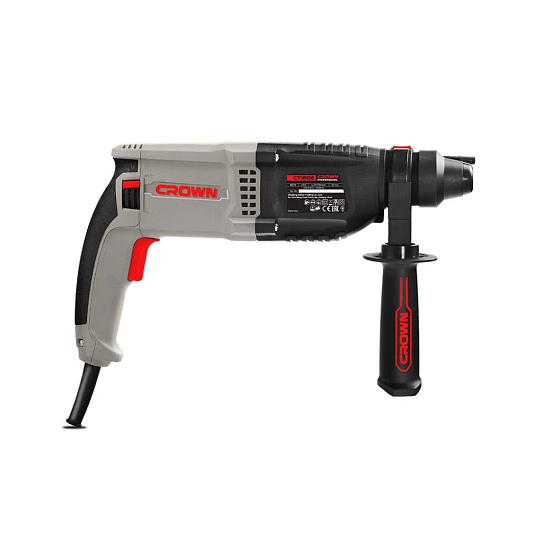Перфоратор сетевой Crown, SDS-Plus, 800 Вт, 3.4 Дж, 3 режима, с кейсом, CT18108 BMC