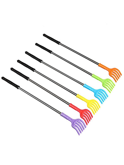 Массажер-чесалка 42 см, пластик, металл, SilaPro, 342-015