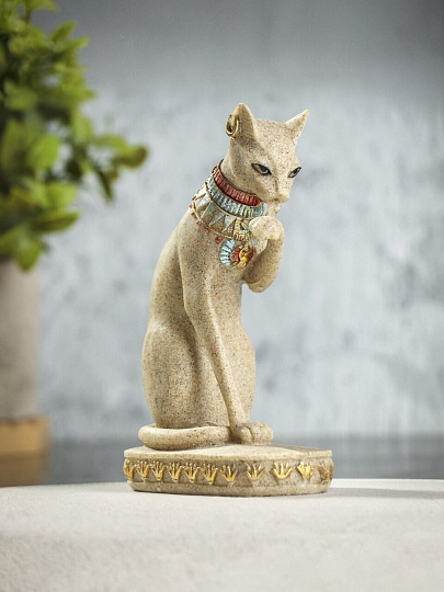 Фигурка декоративная Кошка, 10х6х15 см, Y6-10628
