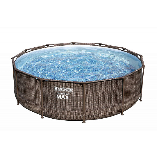 Бассейн каркасный Bestway, 366х100 см, Steel Pro Max, 56709BW, фильтр-насос, лестница, 9150 л