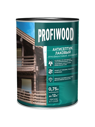 Антисептик Profiwood, для дерева, лаковый, орегон, 0.7 кг