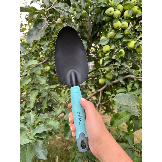 Совок посадочный тефлоновое покрытие, нержавеющая сталь, универсальный, Zema, Накаба, ZM 2107