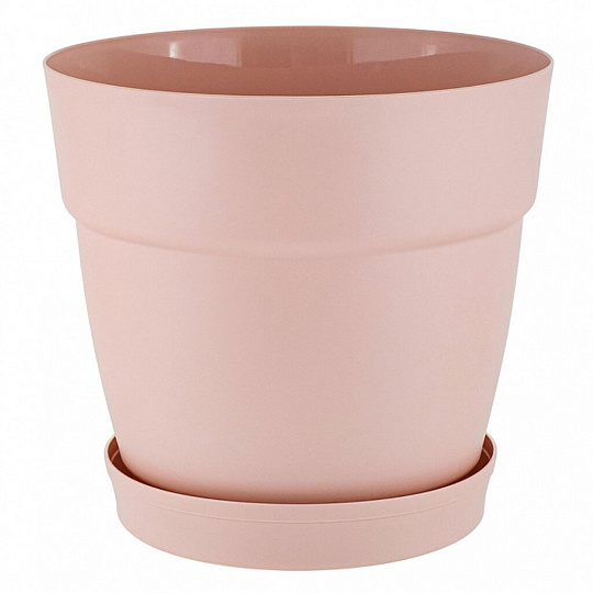 Горшок для цветов пластик, 1.1 л, 13 см, универсальный, английская роза, InGreen, Villa de Fiori, IG660010032