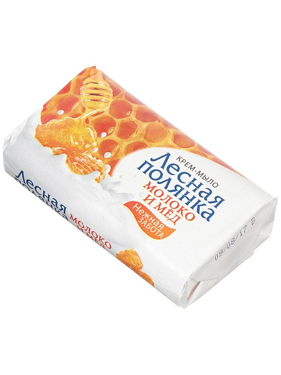Мыло Лесная полянка, Молоко и мёд, 90 г