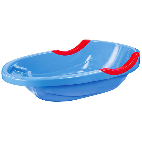 Ванна детская пластик, большая, синяя, Альтернатива, Малышок, М1685