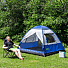 Палатка 4-местная, 240х210х160 см, 1 слой, 1 комн, с москитной сеткой, Green Days, GJH008-4 - фото 2
