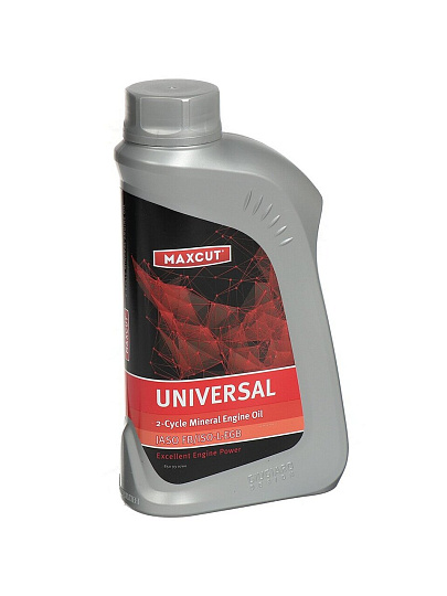Масло минеральное, для двухтактного двигателя, Maxcut, Universal 2T, 1 л, 850930700