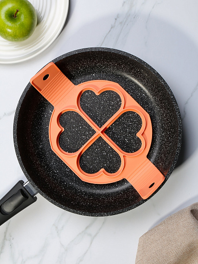 Форма для выпечки оладьев силикон, 15.5х33.5х1.4 см, фигурные, Катунь, КТ-S-404