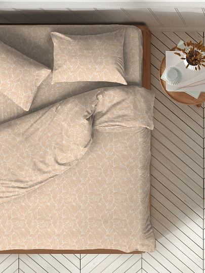 Постельное белье 1.5-спальное, 2 наволочки 50х70 см, пододеяльник 145х215 см, Silvano, поплин, 20461