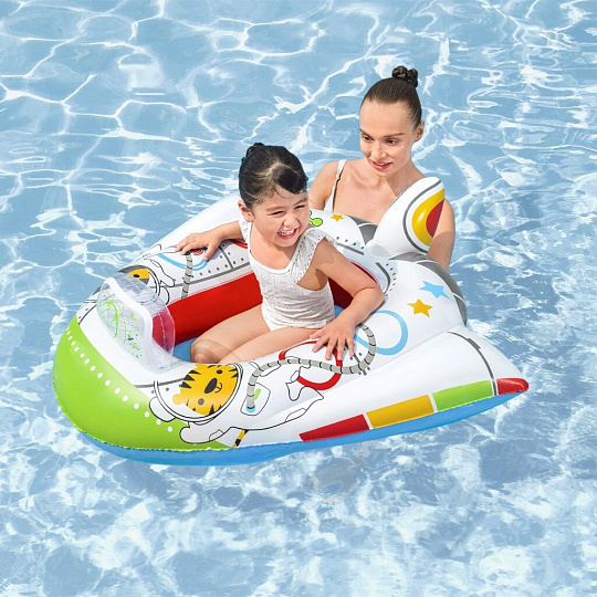 Лодка надувная 104х99 см, Bestway, 34178, 1-мест, от 3 лет
