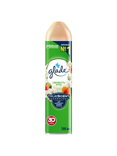 Освежитель воздуха Glade, 300 мл, Свежесть утра, 650845