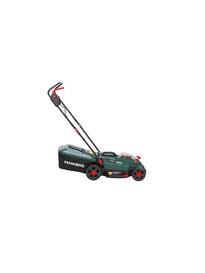 Газонокосилка электрическая, аккумуляторная, Favourite, OBS 21 WET, 33 см, 30 л, 75 мм, 2900 об/мин, 154210533
