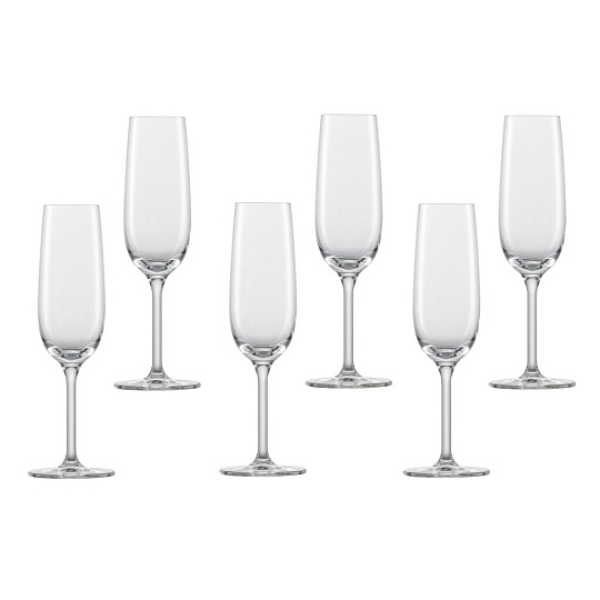 Бокал для шампанского, 210 мл, бессвинцовый хрусталь, 6 шт, Schott Zwiesel, Banquet, 121594-6