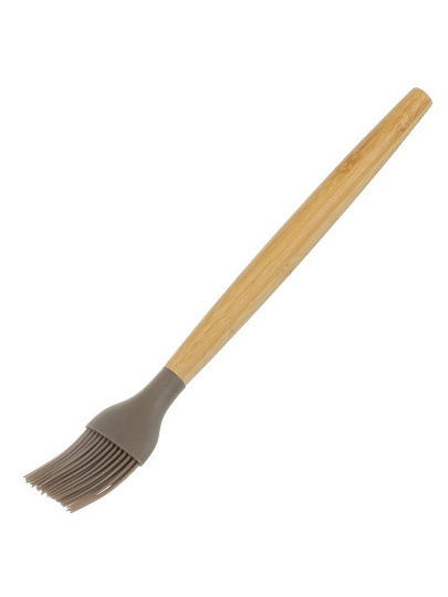 Кисточка кондитерская силикон, навеска, Daniks, Elite Wood, CL04927BC14