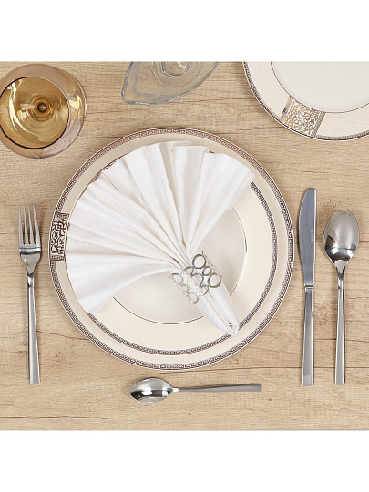 Нож нержавеющая сталь, 2 предмета, столовый, Daniks, Verona