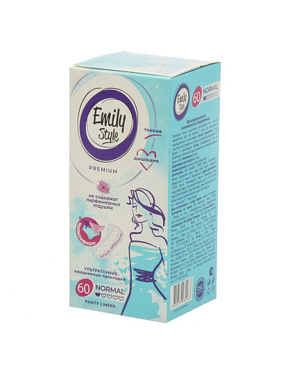 Прокладки женские Emily Style, Multiform, ежедневные, 60 шт, ультратонкие