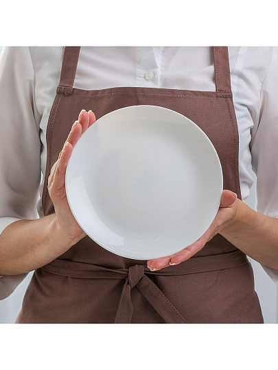 Тарелка десертная, стеклокерамика, 6 шт, 19 см, круглая, Бэль, Daniks, LQP-75