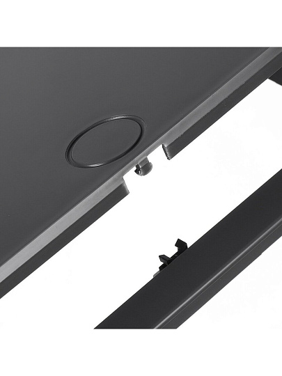 Люк-дверца ревизионная пластик, 150х300 мм, с нажимным замком "PUSH", серый, Viento