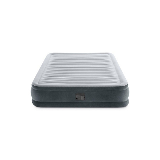 Кровать надувная Intex, 191х137х33 см, 67768ND, насос встроенный, электрический, флокированная, 272 кг