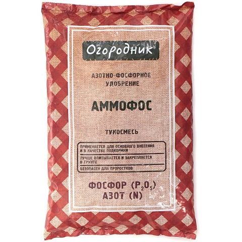 Удобрение Аммофос, тукосмесь, минеральный, гранулы, 700 г, Огородник