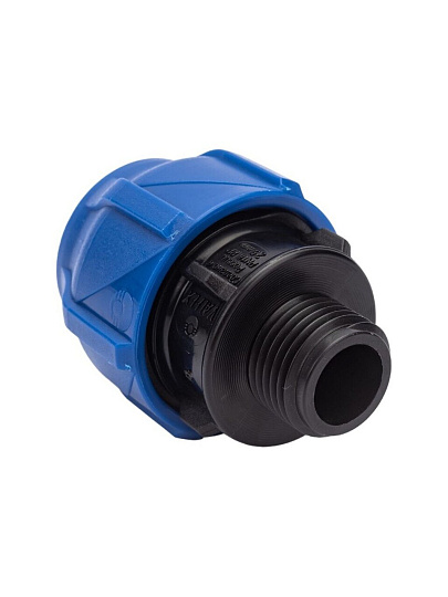 ПНД муфта d25х1/2'', наружная резьба, соединительная, Valfex