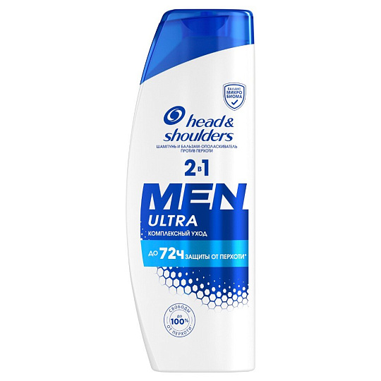 Шампунь Head & Shoulders, Комплексный уход 2в1, против перхоти, 360 мл