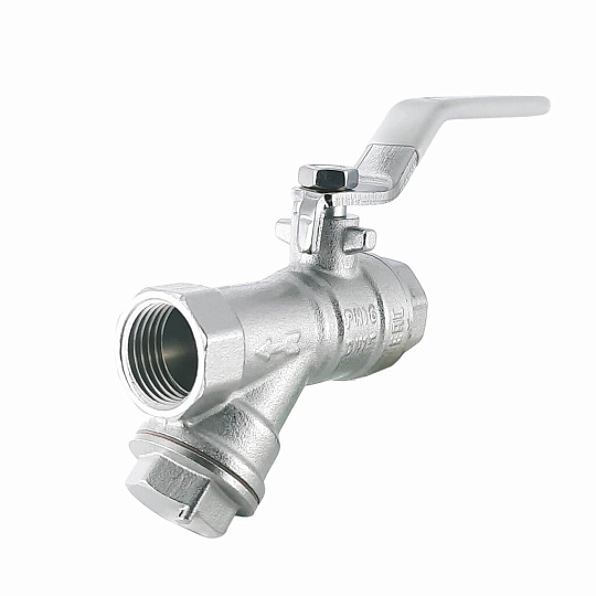 Кран для воды, 1/2'', латунь, ручка, с фильтром, STI