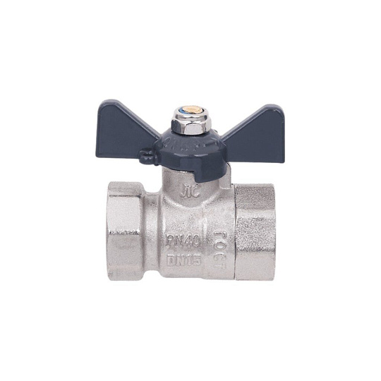 Кран для воды, 1", г-г, ручка-бабочка, AquaLink