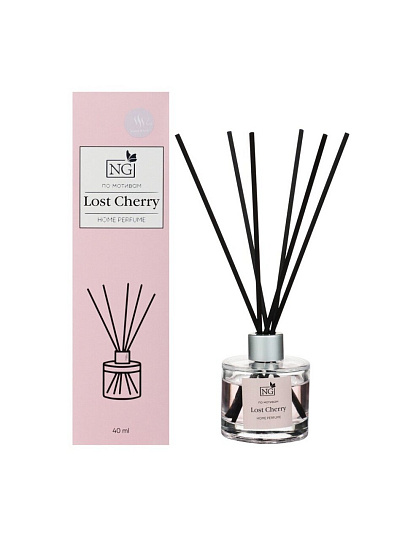 Аромадиффузор New Galaxy, 40 мл, Home Perfume, Lost Cherry, с палочками, 778-018