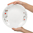 Тарелка десертная, стеклокерамика, 19 см, круглая, Рапсодия, Daniks, LHP 75/327 237105 - фото 5
