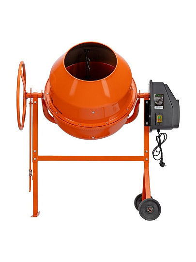 Бетоносмеситель Сибртех, БСН-200, 200 л, 800 Вт, 230 В, чугунный венец, 95514