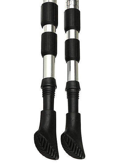 Палки для скандинавской ходьбы, 65-135 см, 2 шт, алюминий, телескопические, SilaPro, 190-010