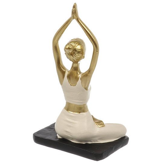 Фигурка декоративная полистоун, Йога, 7х6х13.5 см, A020257