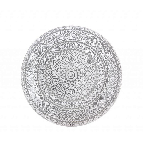 Тарелка обеденная, керамика, 21 см, круглая, Romano grey, 19S158S/P