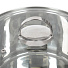 Кастрюля нержавеющая сталь, 3 л, с крышкой, крышка стекло, Daniks, Миллениум, SD-A6-18, индукция - фото 2
