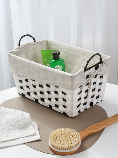 Корзина 37х24х19 см, прямоугольная, плетеная, Y4-9667