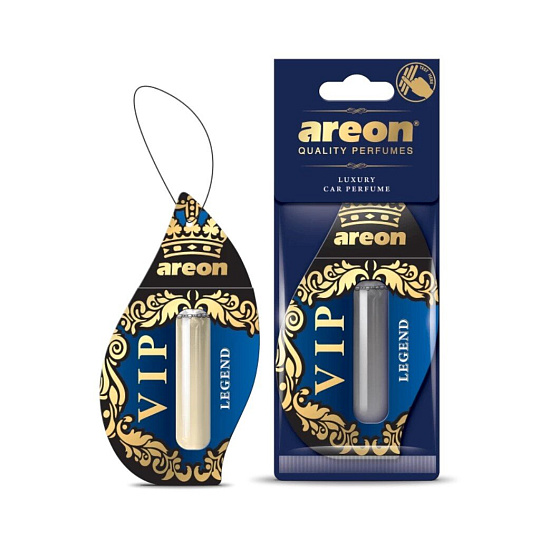 Ароматизатор в машину подвесной, гелевый, Areon, Liquid VIP LEGEND, 5 мл, 704-LV-03