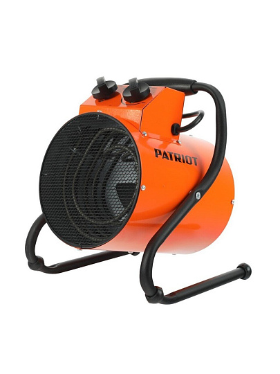 Пушка тепловая электрическая, Patriot, ECO-R 3, 3 кВт, 260 м³/ч, ТЭН, 2 режима, цилиндр, 633307256