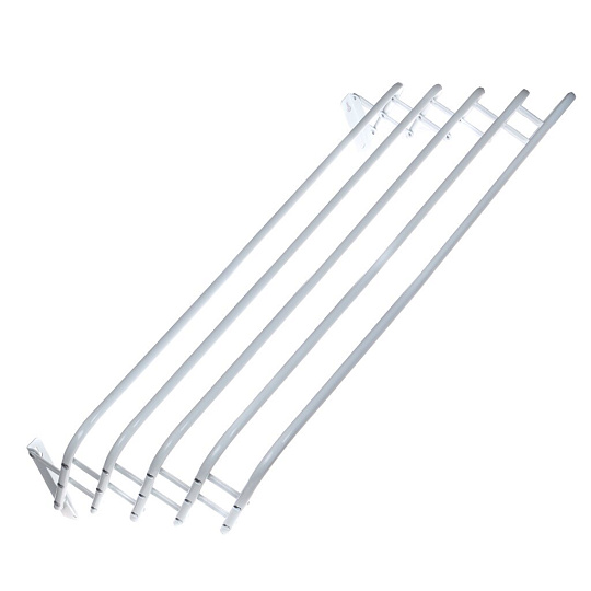 Сушилка для белья настенная, полотно 4 м, складная, механизм "гармошка", 5 прутьев, 10 кг, Gimi, Brio