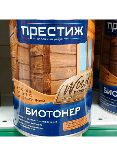 Пропитка Престиж, Биотонер, для дерева, палисандр, 0.9 л