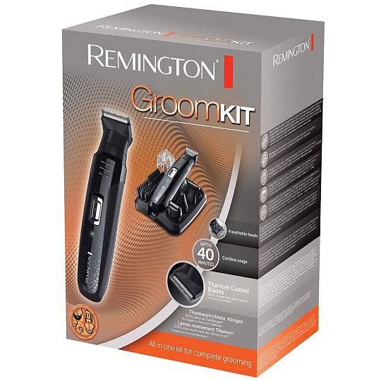 Машинка для стрижки Remington, PG 6130, аккумуляторная, 4 насадки