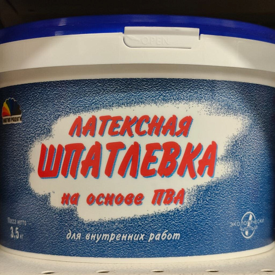 Шпатлевка Магия радуги, латексная на основе ПВА, 3.5 кг