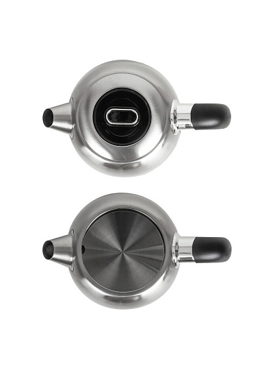 Чайник электрический JVC, JK-KE1720, 1.7 л, 2200 Вт, скрытый нагревательный элемент, нержавеющая сталь, пластик