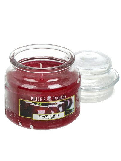 Свеча ароматизированная, 8.3х6.8 см, в банке, Prices's Candles, Черная вишня, 100 гр