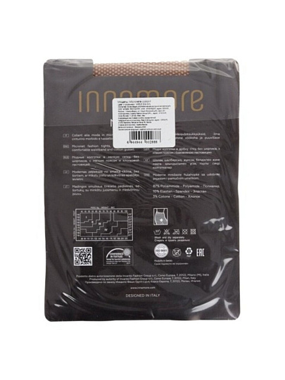 Колготки Innamore, Microrete Collant, р. 3, miele/бежевые, тонкие, мелкая сетка, 165626