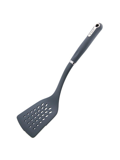 Лопатка кулинарная нейлон, 35 см, с прорезями, навеска, Ivlev Chef, Fusion, 881-224